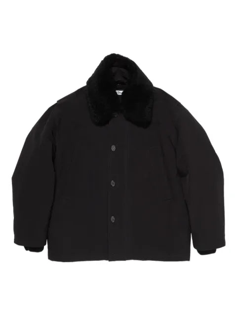 Acne Studios shearling-collar bomber jacket