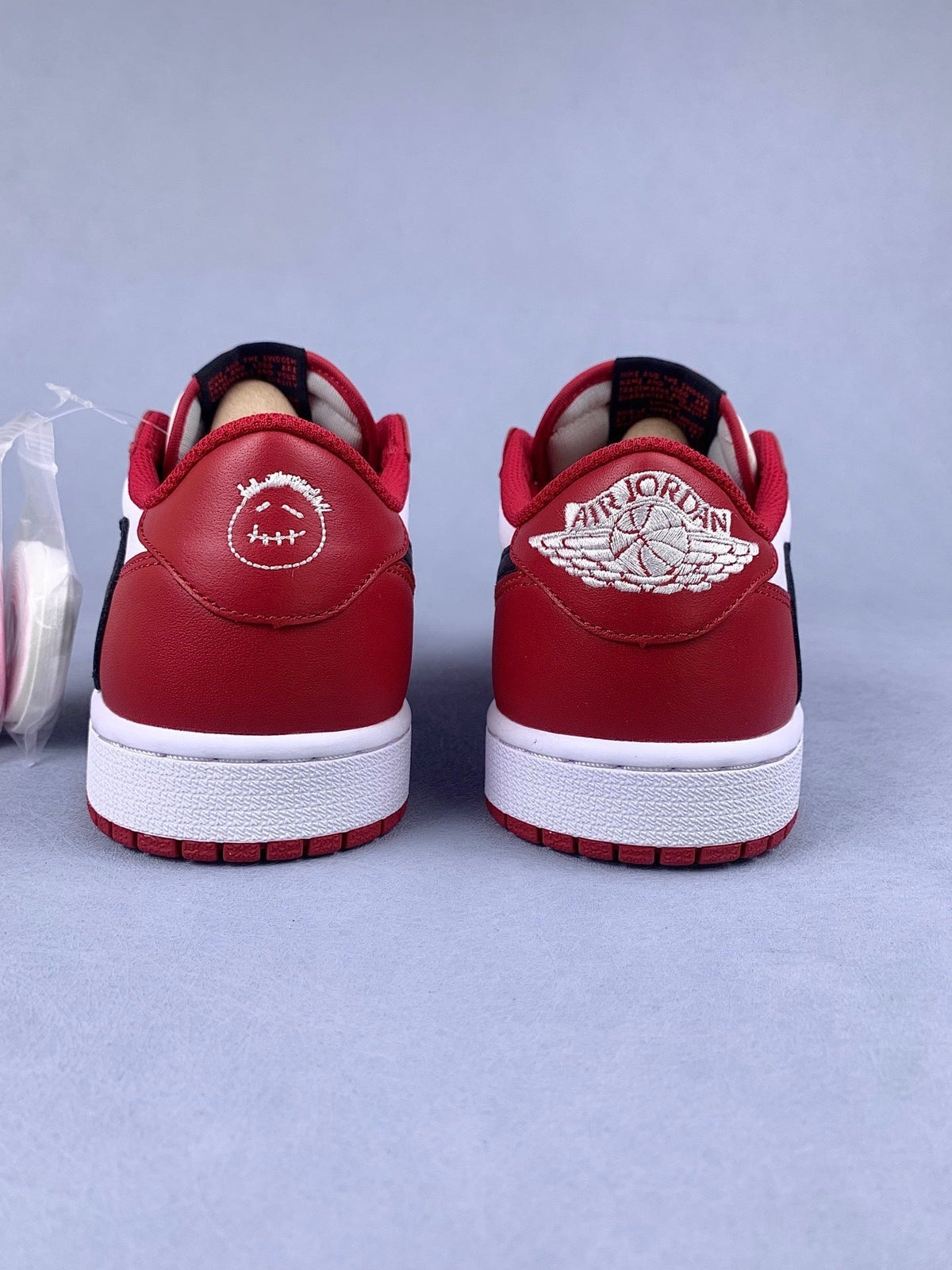 Air Jordan 1 Low Chicago Black/Red Unisex Sneakers DM7866-101